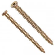 Шуруп оконный головка Torx 7.5х152 желтопассированный (10шт) (25996-0)