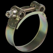Хомут обжимной силовой шарнирный 40-43мм нержавеющая сталь (99369т)