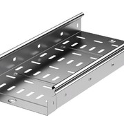 Лоток перфорированный 100х80х3000 нержавеющая сталь (35302inox)