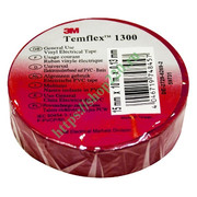 Изолента ПВХ красная 15мм 10м Temflex 1300 (7100080350)
