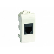 VIVA Розетка компьютерная RJ45 1 модуль категория 5е (45037)