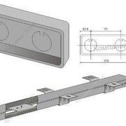 Короб прямой КЛ1 У3 (грунт) (КЛ-1гр)