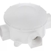 Коробка распаячная КМР-040-040 трехрожковая белая (70х35) PROxima (plc-kmr-040-040)
