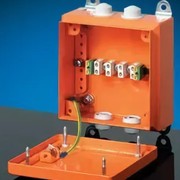 Коробка клеммная 5 положений до 105мм2 150х200х80 IP66 пожаростойкая (FK 9105)