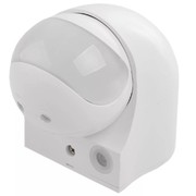 Датчик движения ИК настенный 1100w 180 гр. 10м IP44 белый (ДД 010 бел.)