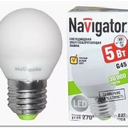 Лампа светодиодная LED 5вт Е27 теплый (94145 NLL-А55)