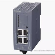 Коммутатор управляемый промышленный SCALANCE X204RNA, резервирование сетей PRP, 4 х 100 Мбит/с порта RJ45 (6GK5204-0BA00-2KB2)