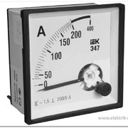 Вольтметр 500В 72х72 AC непосредственного включения Э47 (IPV10-6-0500-E)