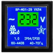 Вольтметр ВР-М01-29СД АС15-450В УХЛ4 (4640016938599)