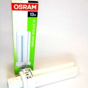 Лампа энергосберегающая КЛЛ 13Вт Dulux D 13/840 2p G24d-1 (010625)