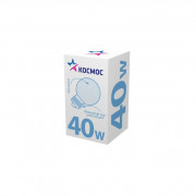 Лампа накаливания декоративная ДШ 40вт 230в E27 матовая (шар)