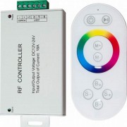 Контроллер к LED ленте RGB 12/24v с сенсорным черным ПДУ провод-20см (LD55)