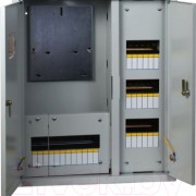 Щит учетно-распределительный навесной ЩРУн-3/48о IP31 2-х дверный с окном 580х620х165 (mb23-3/48-2)