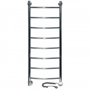 Электрический полотенцесушитель DEVIrail Н40W 482х582х120 40W хром (98804958)