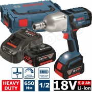 Гайковерт аккумуляторный ударный Li-Ion 18В GDS 18В LI HT (06019B1300)