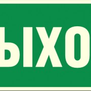 Пиктограмма (Выход) ПЭУ 010 130х260 (2502000270)