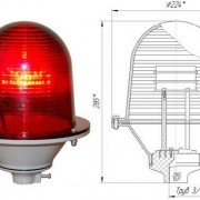 Светильник ЗОМ-Б с прозрачным стеклом и алюминиевым основанием IP53