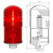 Заградительный огонь ЗОМ-40Вт >10Cd тип А 220V AC IP54 (ЗОМ-40Вт)