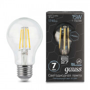 Лампа светодиодная Black Filament Graphene A60 15Вт 4100К E27 Gauss 102802215