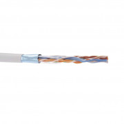 Кабель связи витая пара F/UTP экранир. (24AWG) кат.5е 4х2х0.52 ож PVC (305м) сер. (м) ITK LC1-C5E04-311