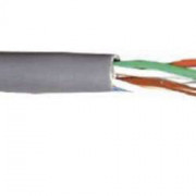 Кабель связи витая пара U/UTP (24AWG) кат.5е 4х2х0.51 ож PVC (305м) сер. (м) ITK LC1-C5E04-111