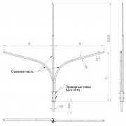 Кронштейн К4К-0.5-1.0-0.075-0.048-90 горячеоцинкованный (В00004431)
