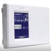Прибор приемно-контрольный охранно-пожарный Гранит-2А GSM 2 ШС, Iшс.1.5мА, 4 ПЦН, до 2 термодатчиков (опция), оповещение по