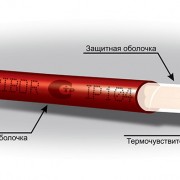 Термокабель фторполимерный Т сраб.  180С          PHSC-356-XCR